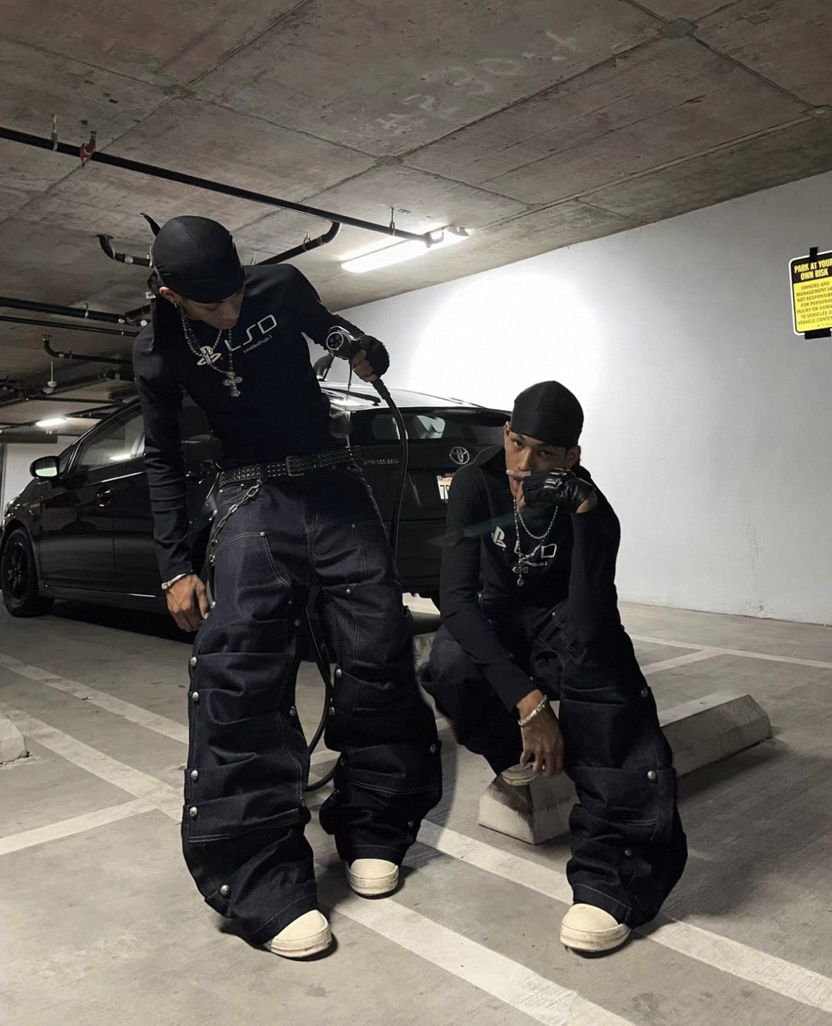 RYE CHASIN Studs Denim Pants