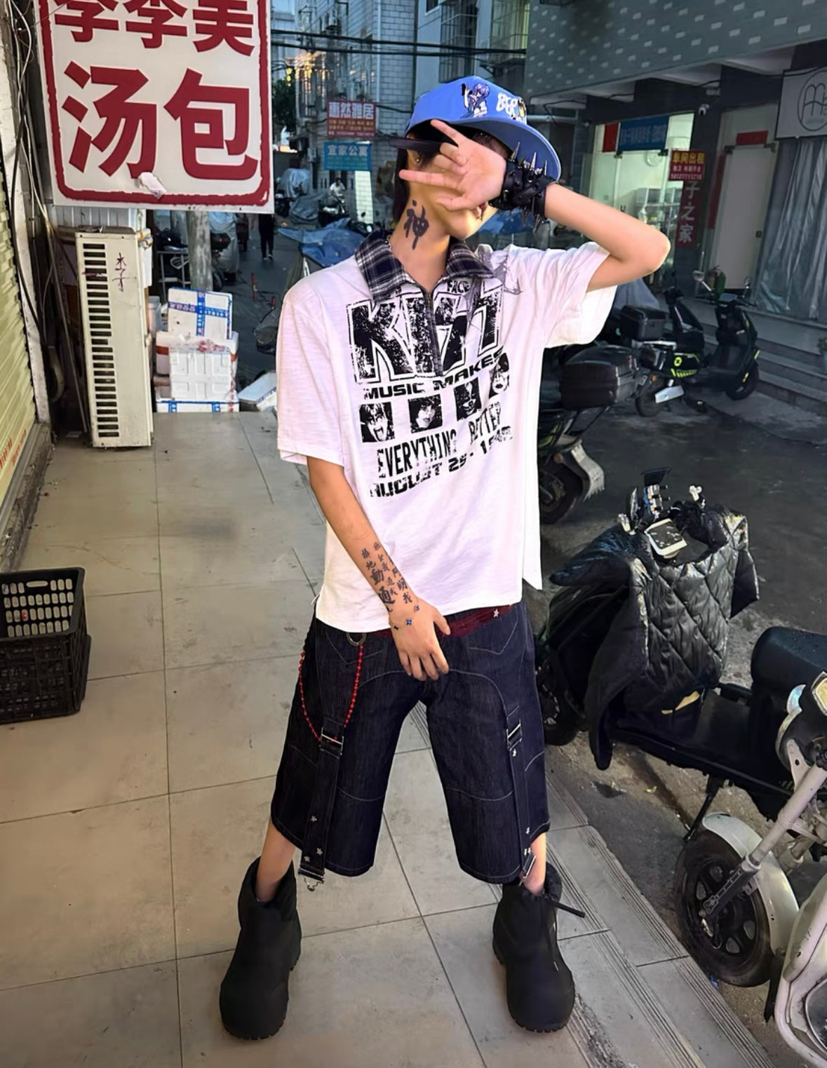 DND4DES Denim Half pants