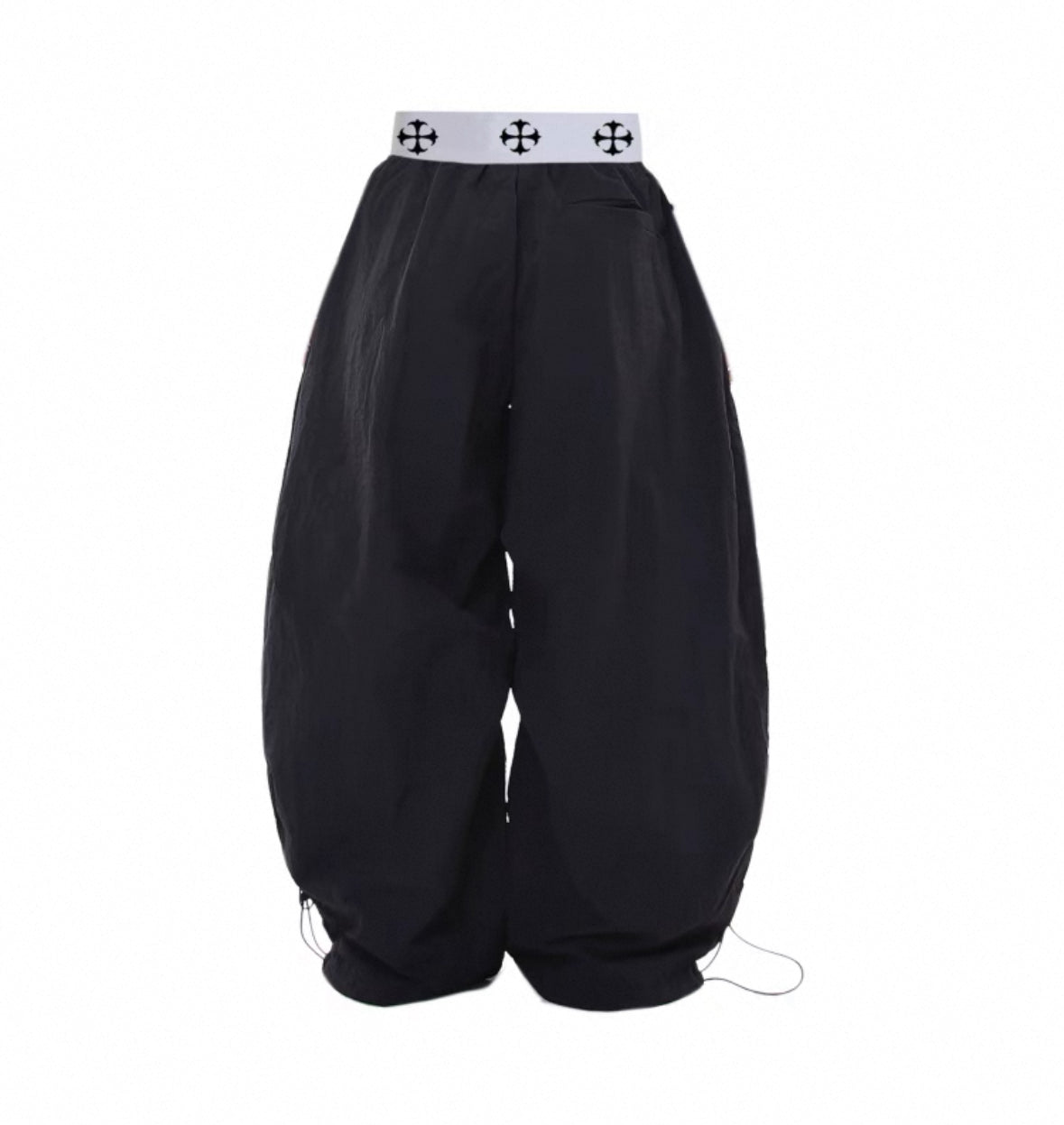 PAIKI Double Waist Draw Cord Pants