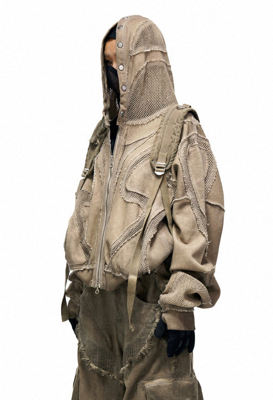 PERSONSOUL Full Zip-Up Demerger Hoodie