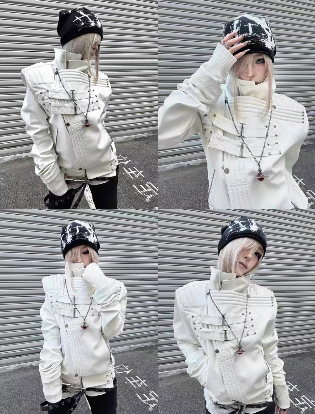 Silver Moon Rider Leather Jacket