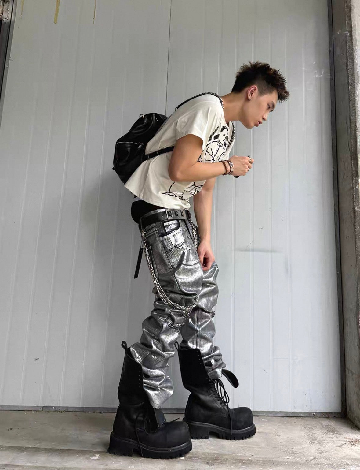 RYE CHASIN Wide Straight Denime Pants