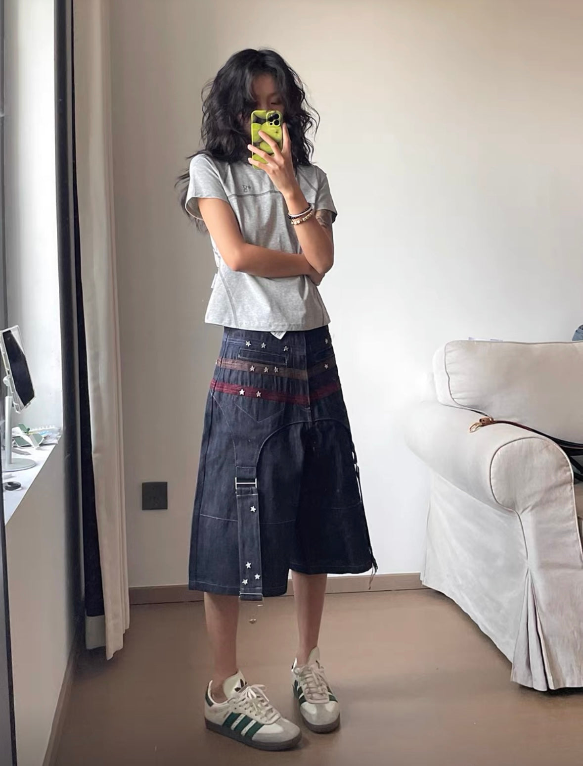 DND4DES Denim Half pants