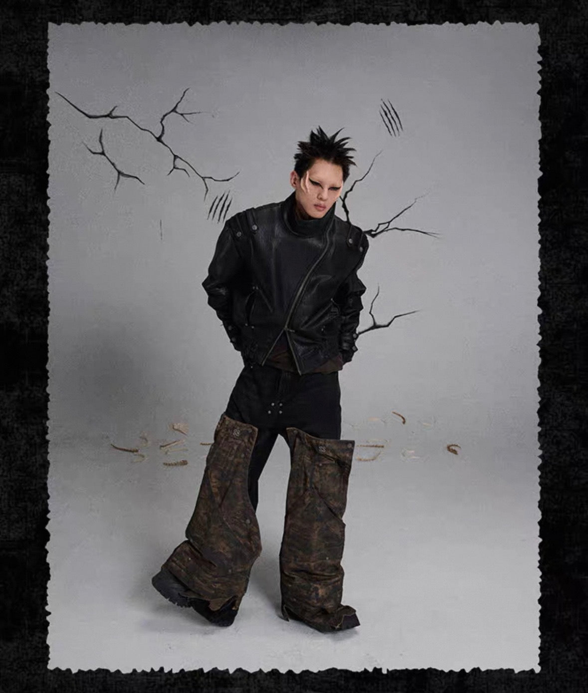 FLYERRER PU Leather Jacket