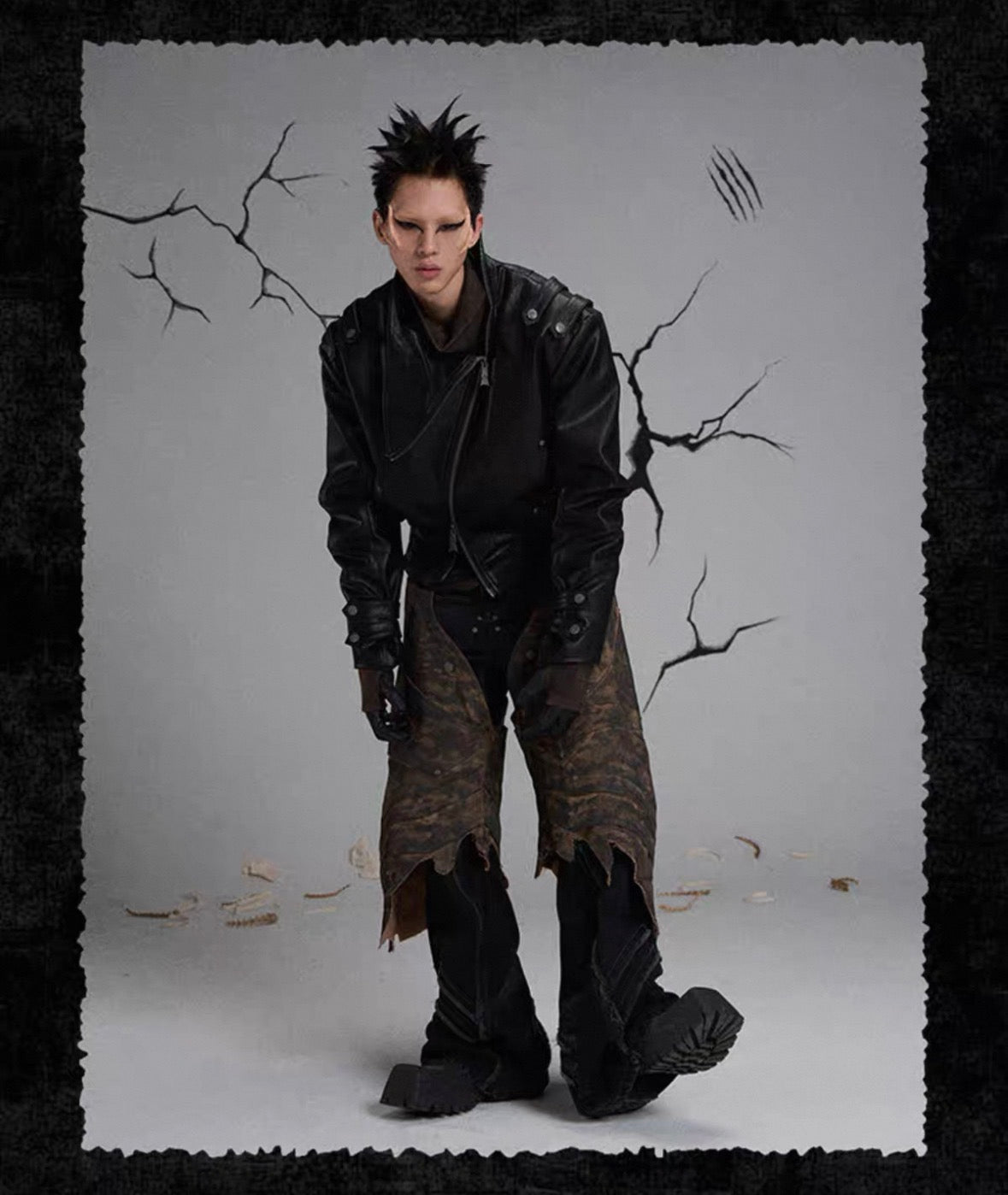 FLYERRER PU Leather Jacket