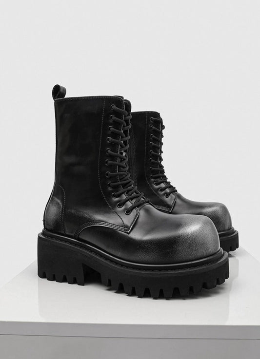 SELFISH PU Lether Platform Boots