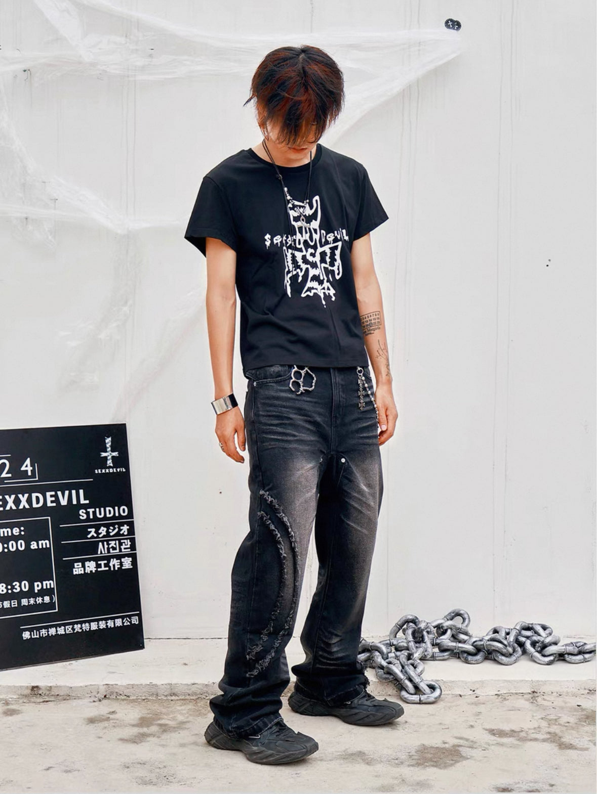 SEXXDEVIL Ear Flare Pants