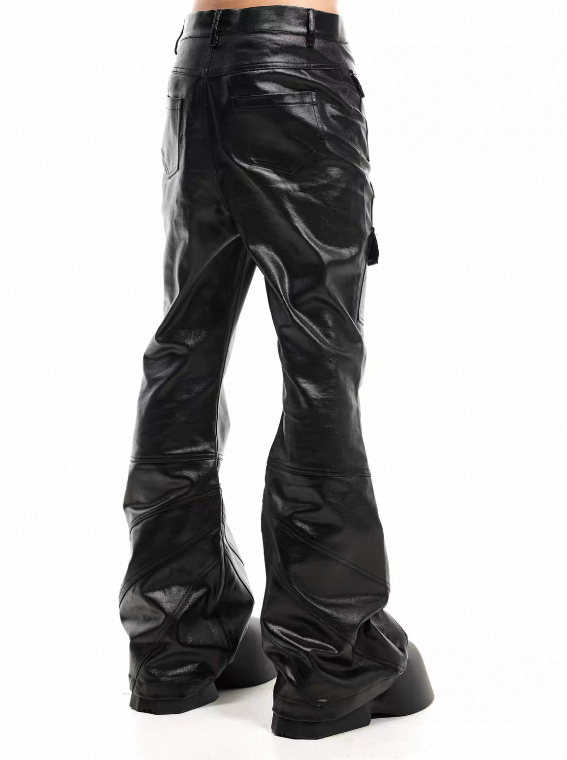 SCD CROWD PU Leather Slim Fit Pants