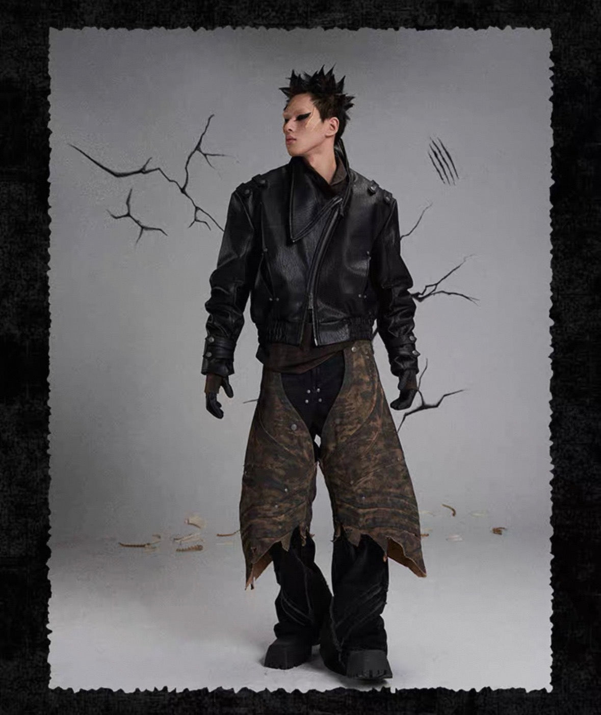 FLYERRER PU Leather Jacket