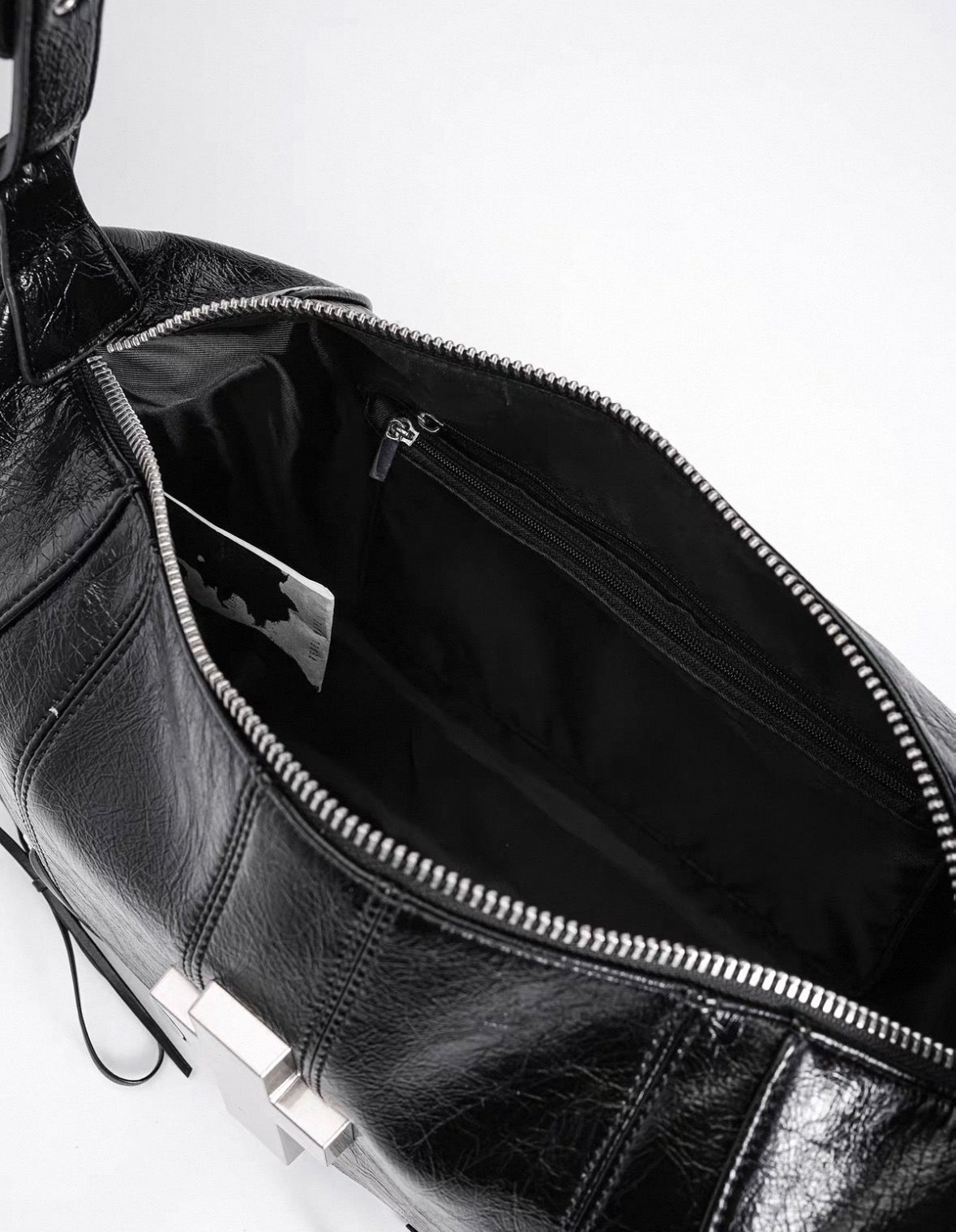 Cross Lace-Up Shoulder Bag