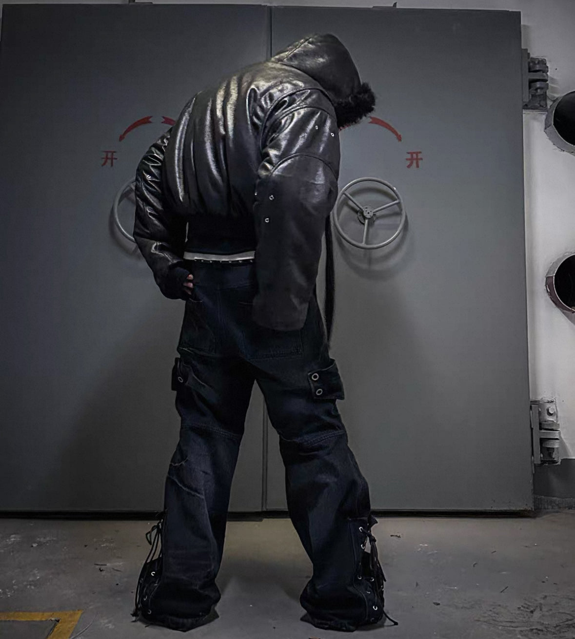 LOSECONTROLEDGE Reversible Bomber Jacket