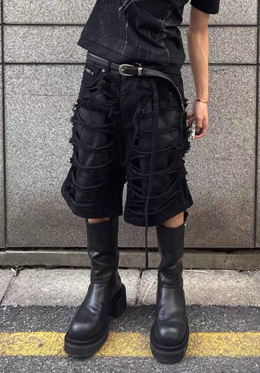 EPOWER Damage Half Pants