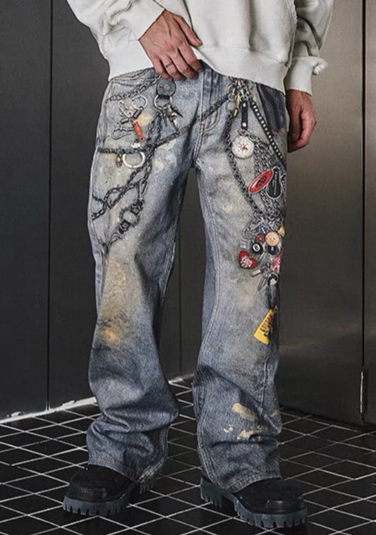 EPOWER Print Wide Pants