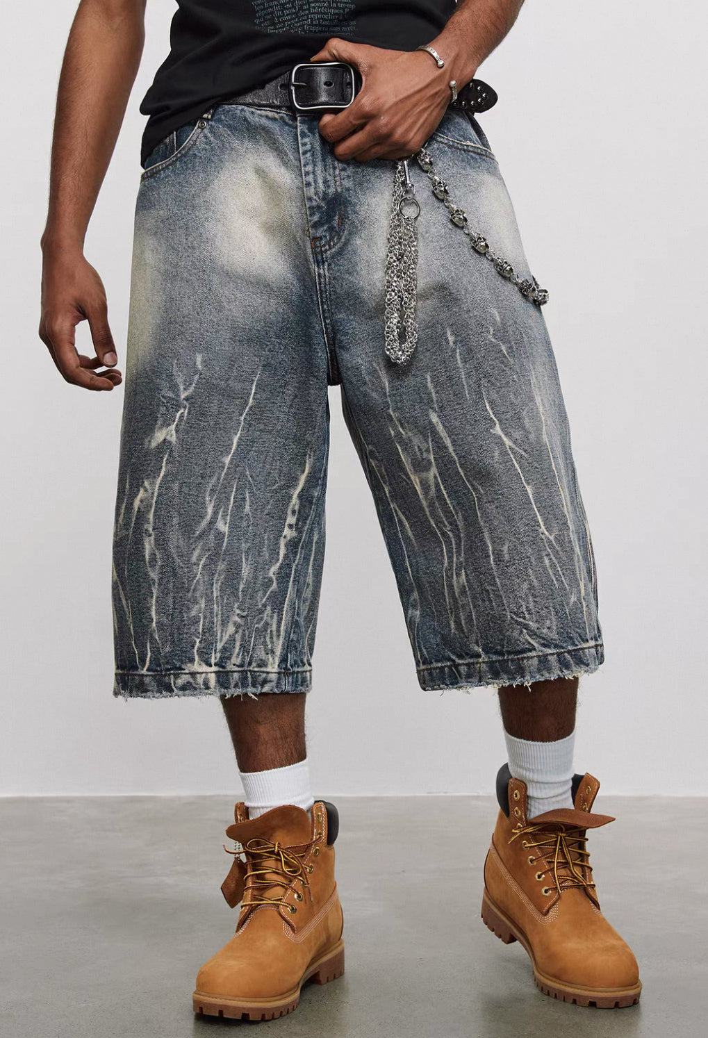 ANTIDOME WORLDWIDE Denim Half Pants