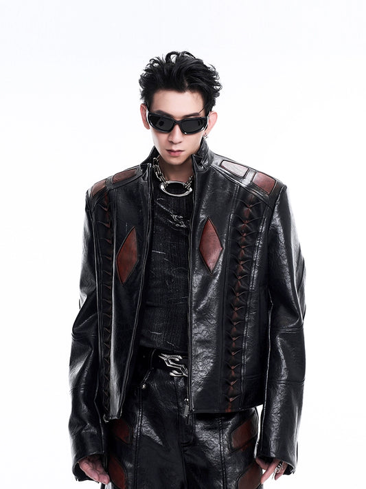 STARTEXCEEDEND PU Leather jacket