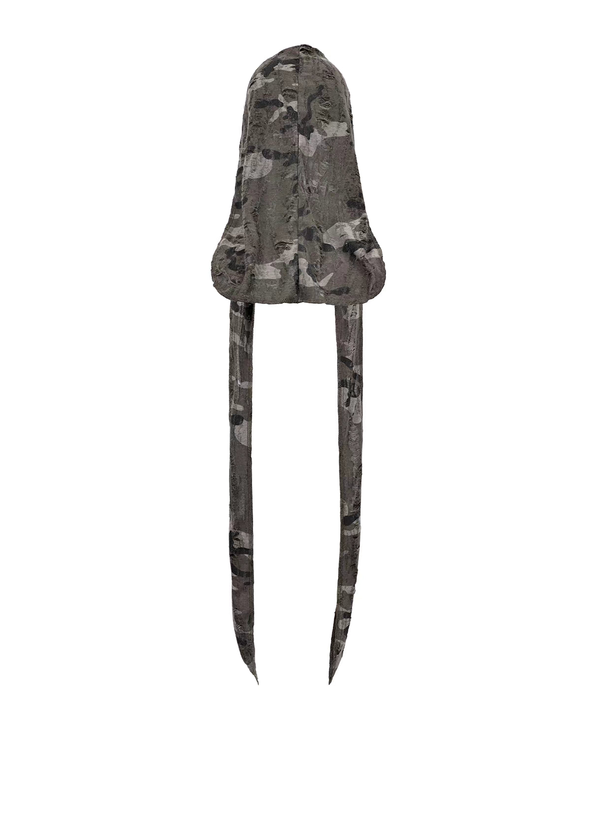Camouflage Logo Embroidered Long Tie Durag