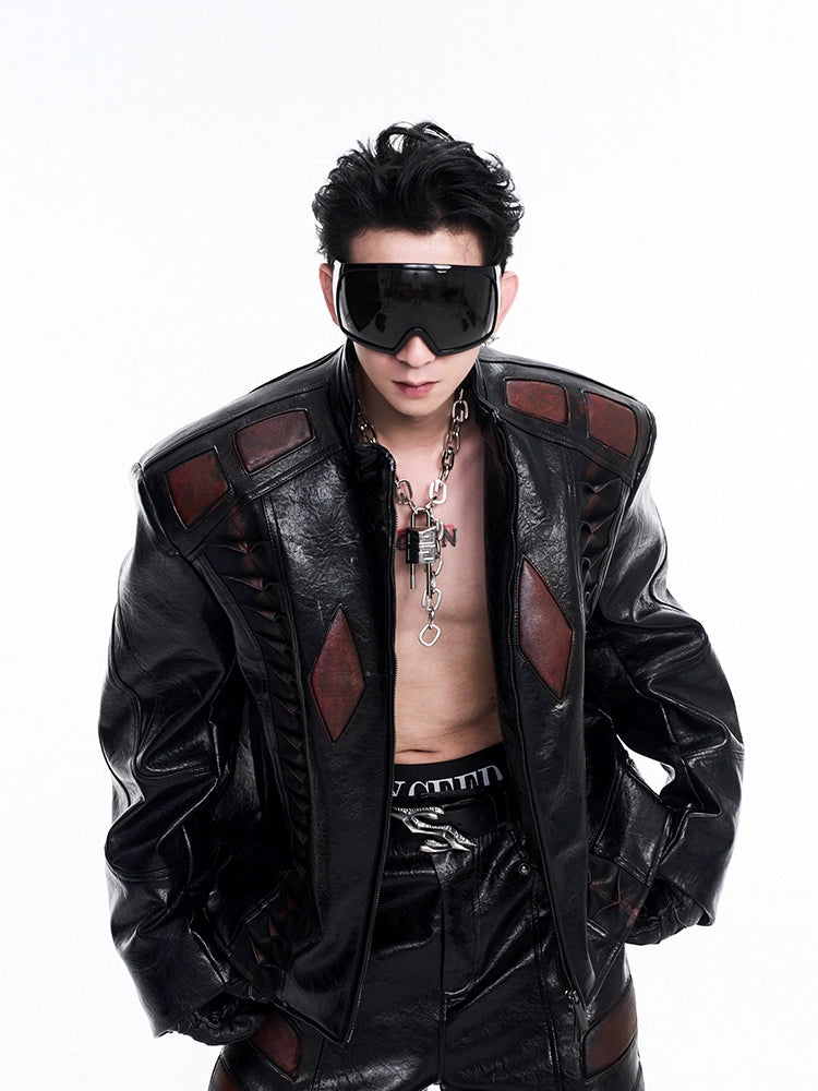 STARTEXCEEDEND PU Leather jacket