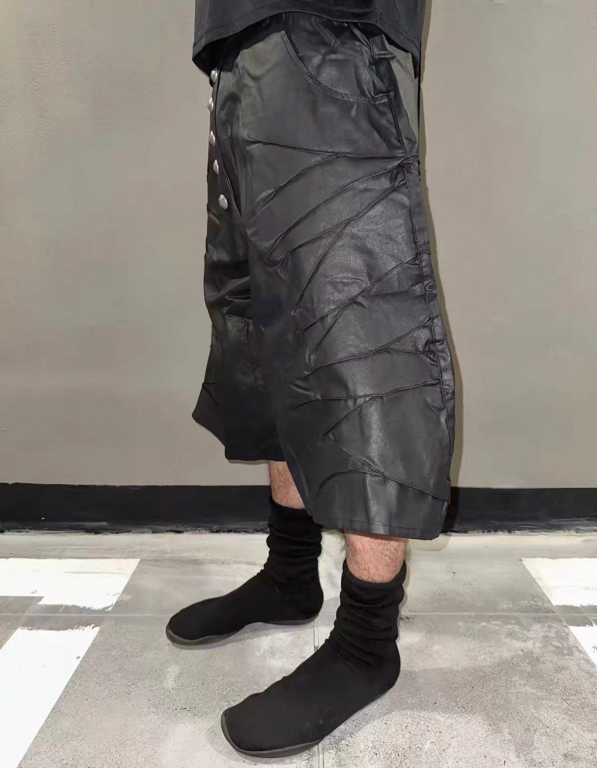 LELOSANGE x JAESTUDIOS Long Half pants