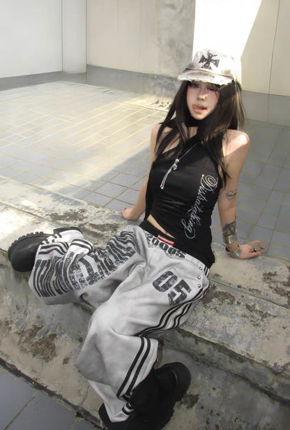 DETW Double Waist Line Pants