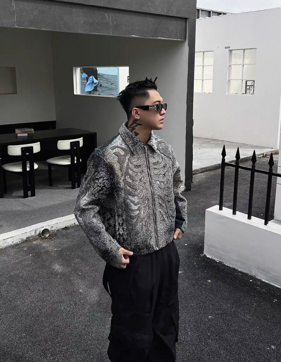 EODUP Skeleton Short Jacket