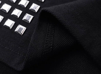 Studs Cross Polo Shirt