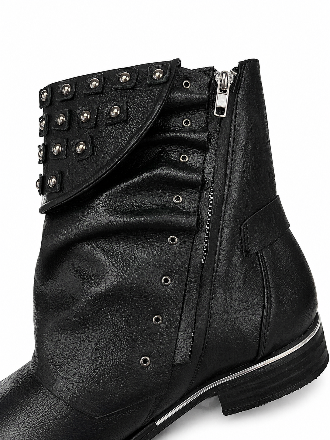 Studded Short Boots