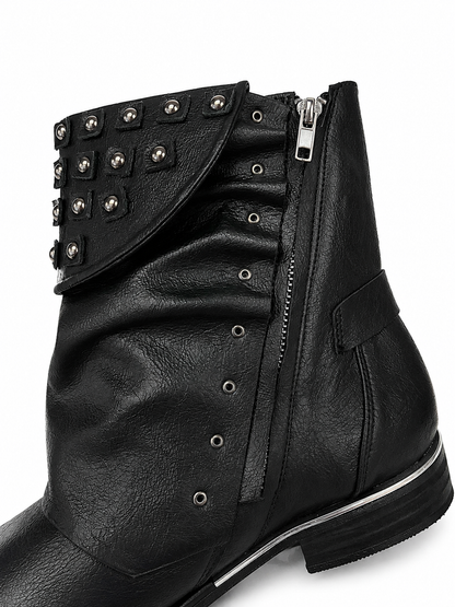 Studded Short Boots