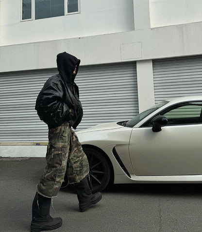 POP PROJECT Camo long Half pants