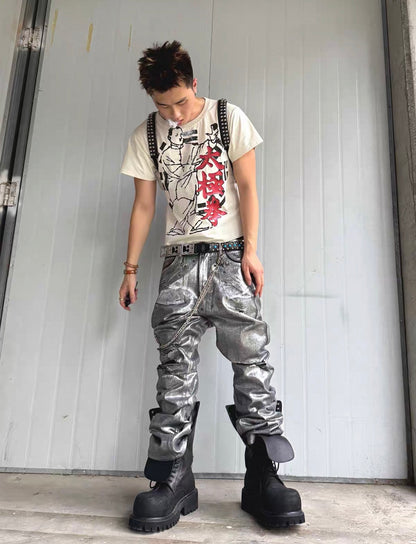 RYE CHASIN Wide Straight Denime Pants