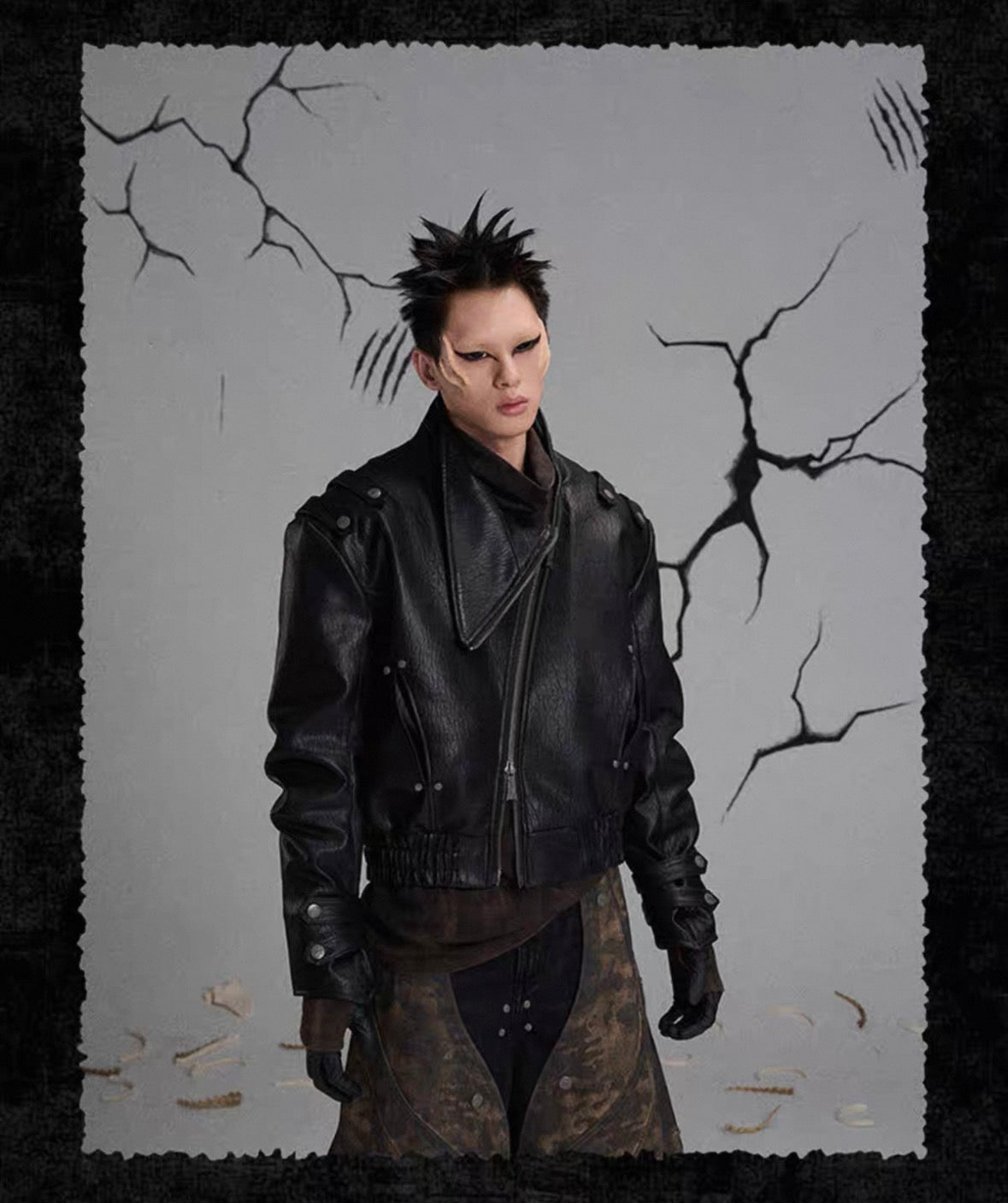 FLYERRER PU Leather Jacket