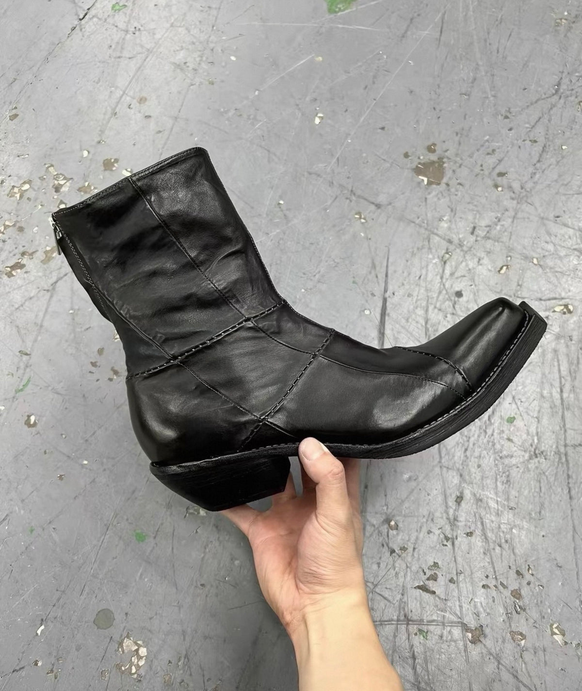 Leather Engineer Boots