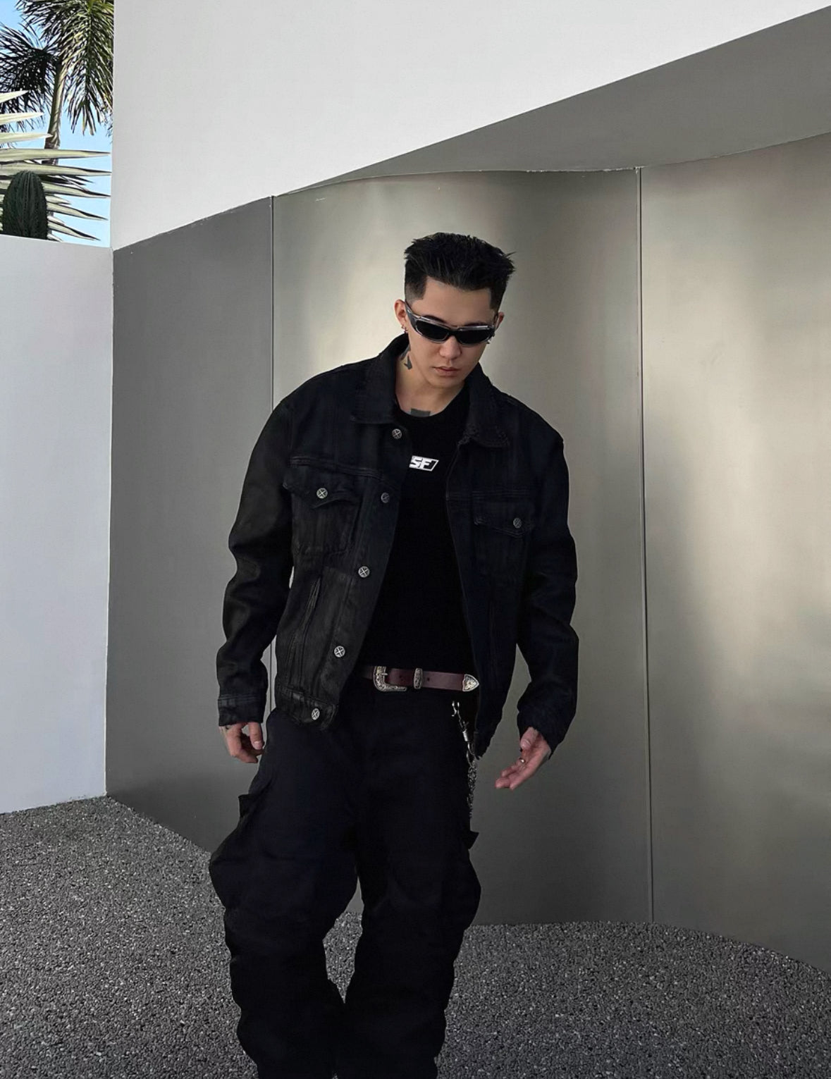 EODUP Wax Denim Jacket