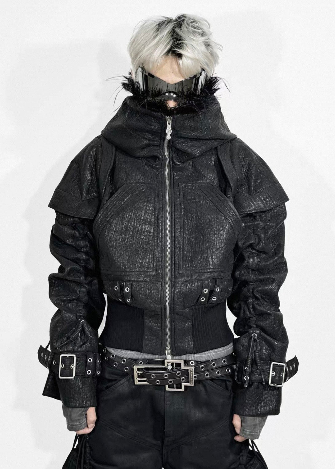 ATANOTHINGNESS Far Leather Jacket