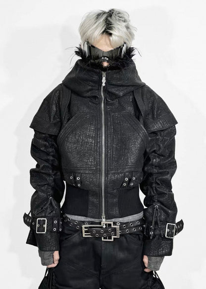 ATANOTHINGNESS Far Leather Jacket