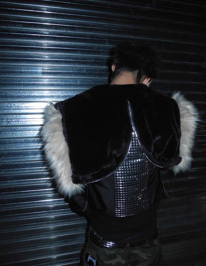 UCAN'TBELIKEME Studs Far Jacket