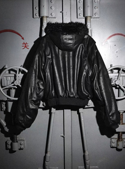 LOSECONTROLEDGE Reversible Bomber Jacket