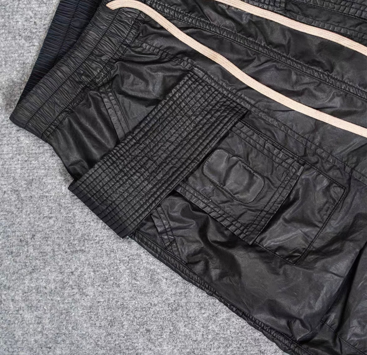 SELFISH SELECT PU leather half pants