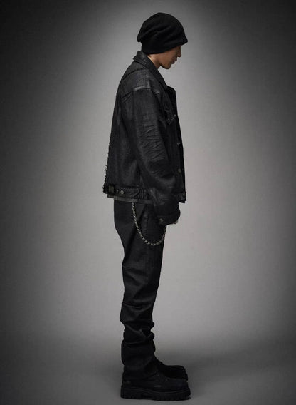 EODUP Wax Denim Jacket