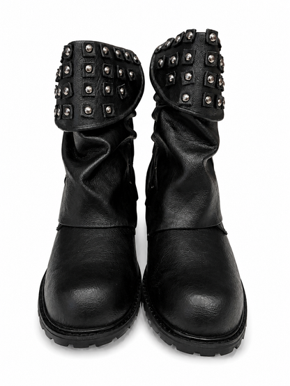Studded Short Boots