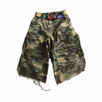 POP PROJECT Camo long Half pants