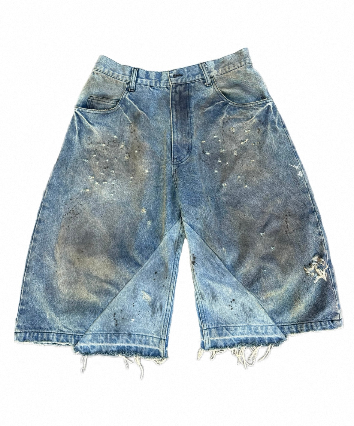 POP PROJECT Grunge Half Pants