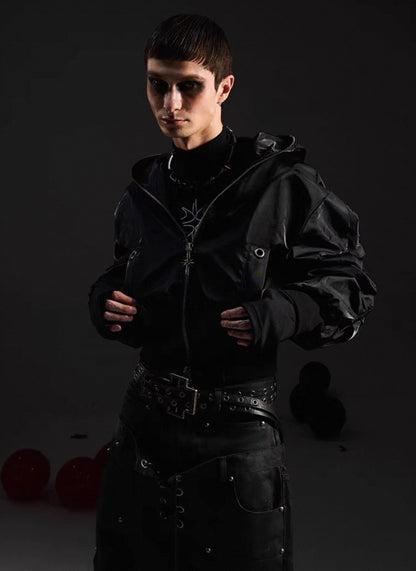 DARKRTPTS Short Length Hoodie Jacket