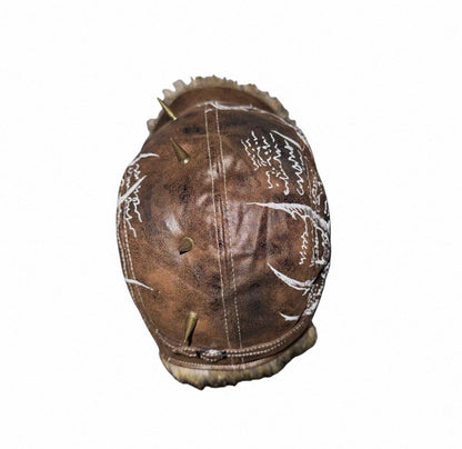 CAROL'S HERE PU Lether Flight Cap