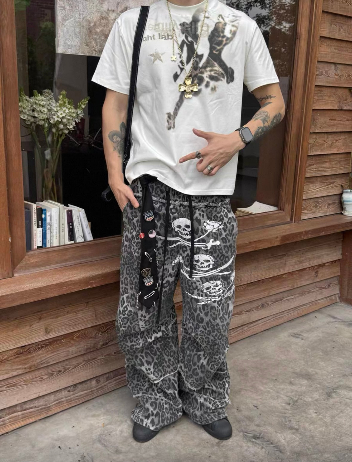 NIGHTLAB Leopard Pants