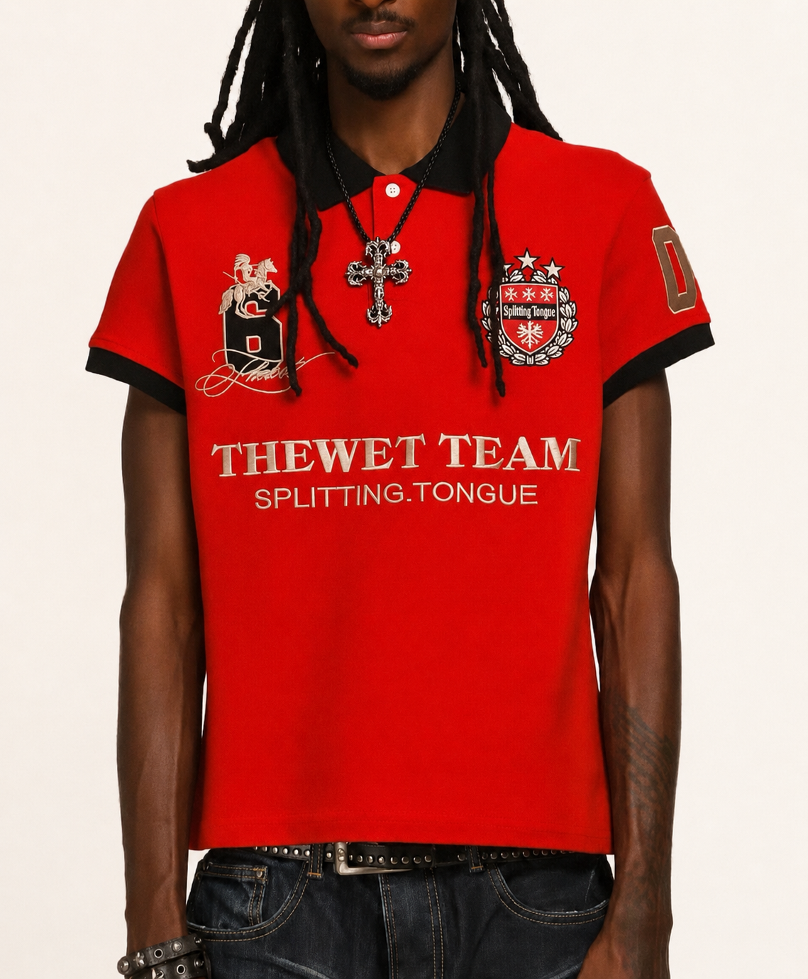 Embroidered Polo Shirt