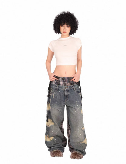 THEWET Double Waist Pants