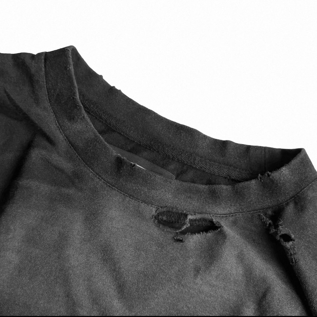 CINDER VEIN ソルトウォッシュ レイヤード 長袖Tシャツ SELFISH