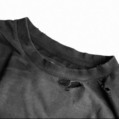 CINDER VEIN ソルトウォッシュ レイヤード 長袖Tシャツ SELFISH