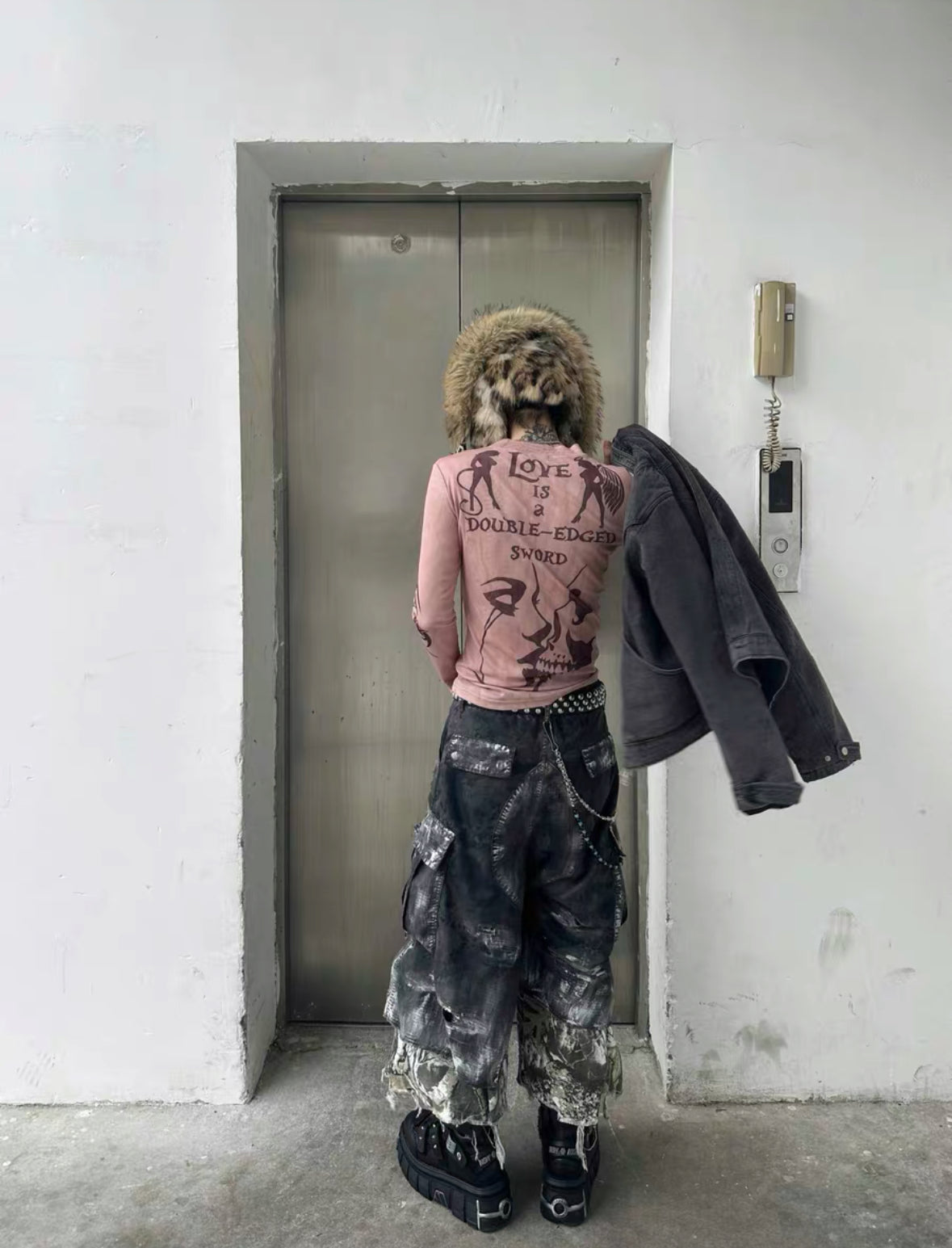 GOJOYJINNI Deathtroy Half Pants