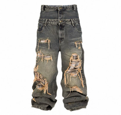 THEWET Double Waist Pants